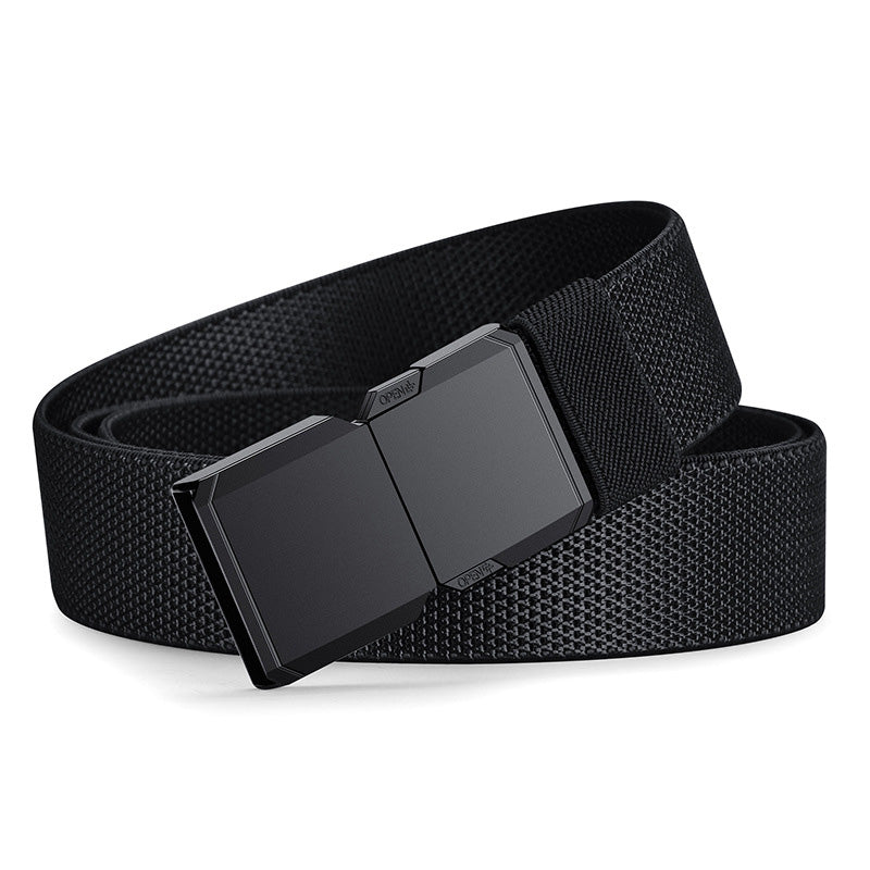 Cinturón Trenzado Elástico para Hombre | Cinto Casual de Lona Resistente
