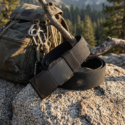Cinturón Trenzado Elástico para Hombre | Cinto Casual de Lona Resistente
