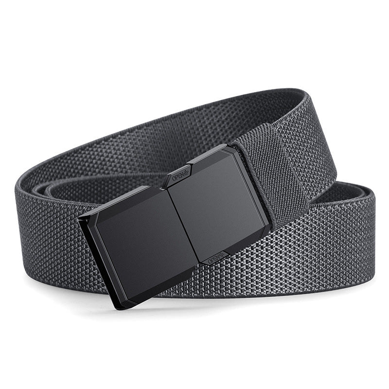 Cinturón Trenzado Elástico para Hombre | Cinto Casual de Lona Resistente