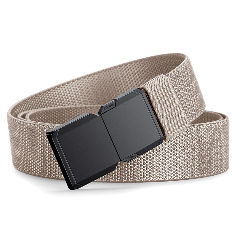 Cinturón Trenzado Elástico para Hombre | Cinto Casual de Lona Resistente