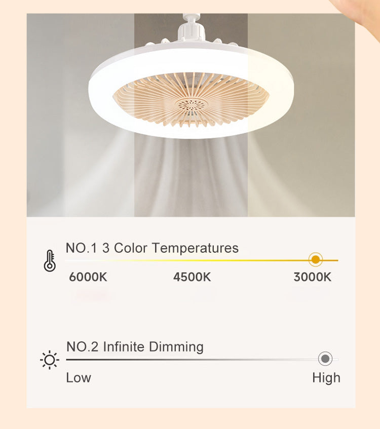 Ventiladores De Techo LED Con Mando A Distancia