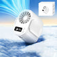 Mini Ventilador Portátil Recargable para Cintura y Mano, Potente Flujo de Aire