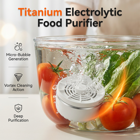🥦✨ Oferta relámpago | Purificador electrolítico de alimentos | Máquina para limpiar frutas y verduras