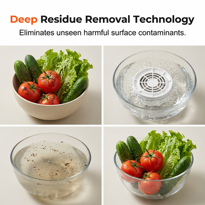 🥦✨ Oferta relámpago | Purificador electrolítico de alimentos | Máquina para limpiar frutas y verduras