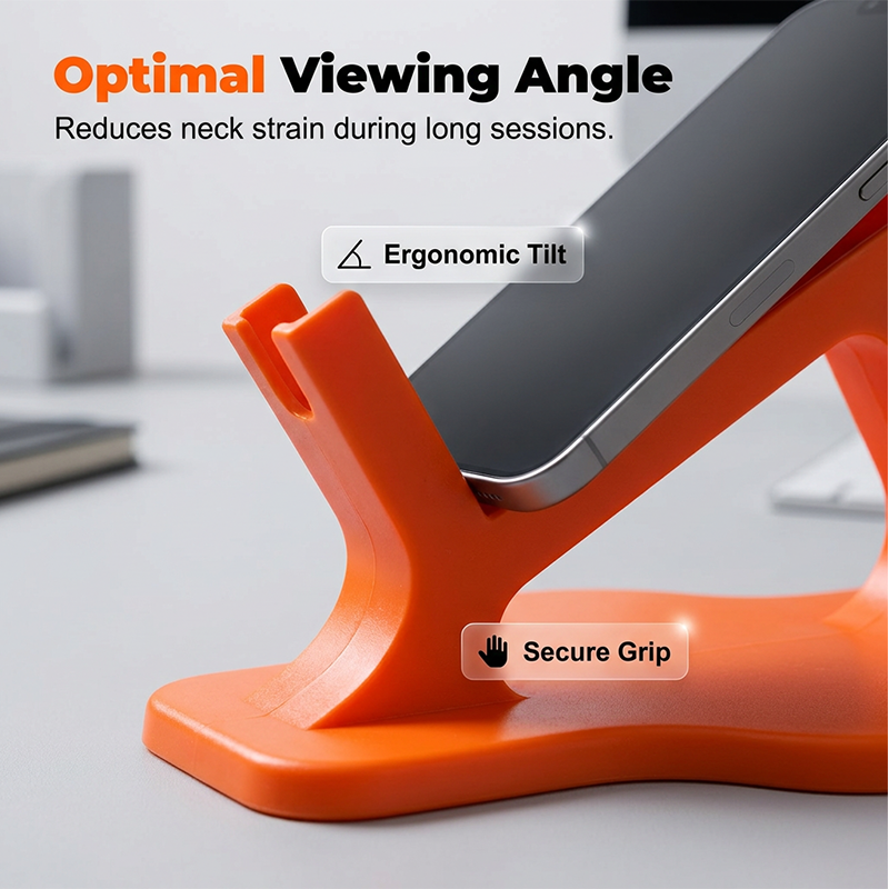 Creative Side-Viewing Stand for Phones & Tablets