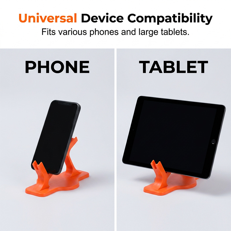 Creative Side-Viewing Stand for Phones & Tablets