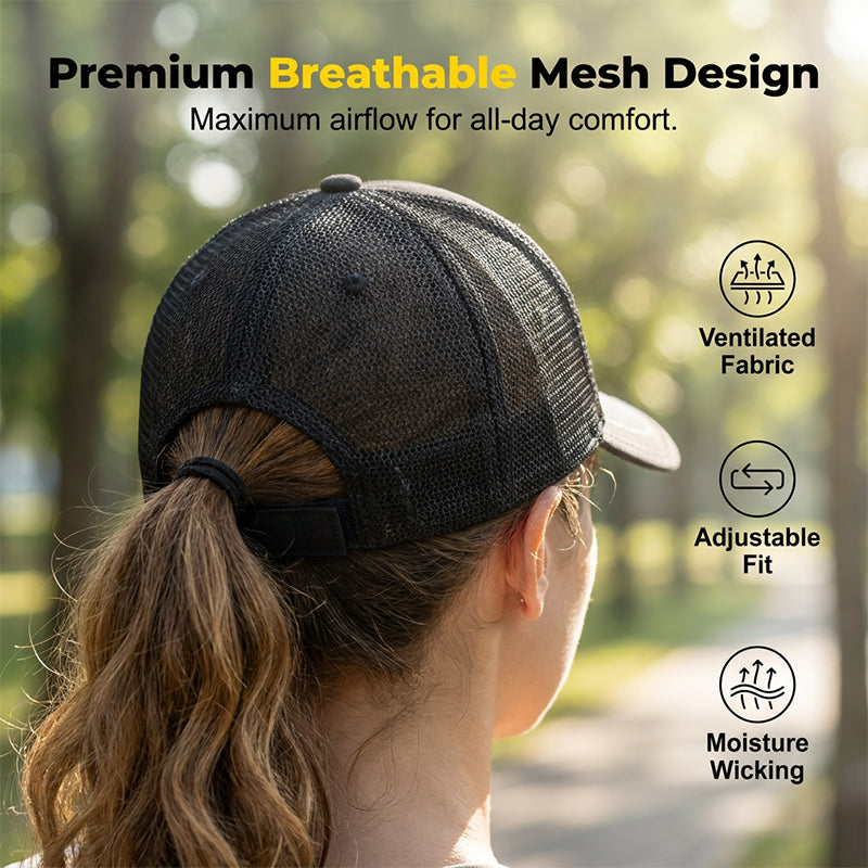 Solar-Powered Fan Cap with USB Charging