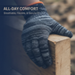 Guantes de trabajo protectores y resistentes, de punto, de calibre 10