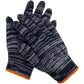 Guantes de trabajo protectores y resistentes, de punto, de calibre 10