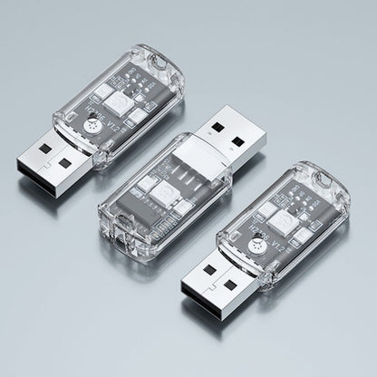 Control Remoto Inteligente por Voz USB para Aire Acondicionado con Luz Nocturna de 7 Colores