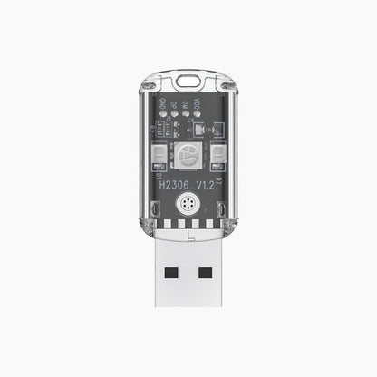 Control Remoto Inteligente por Voz USB para Aire Acondicionado con Luz Nocturna de 7 Colores