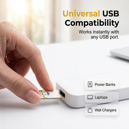 Luz nocturna LED USB mini portátil