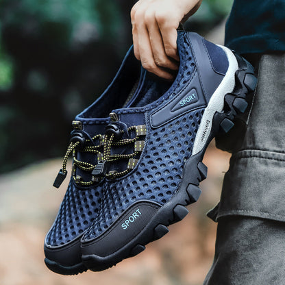 Zapatillas deportivas de malla ligera y transpirable para hombre