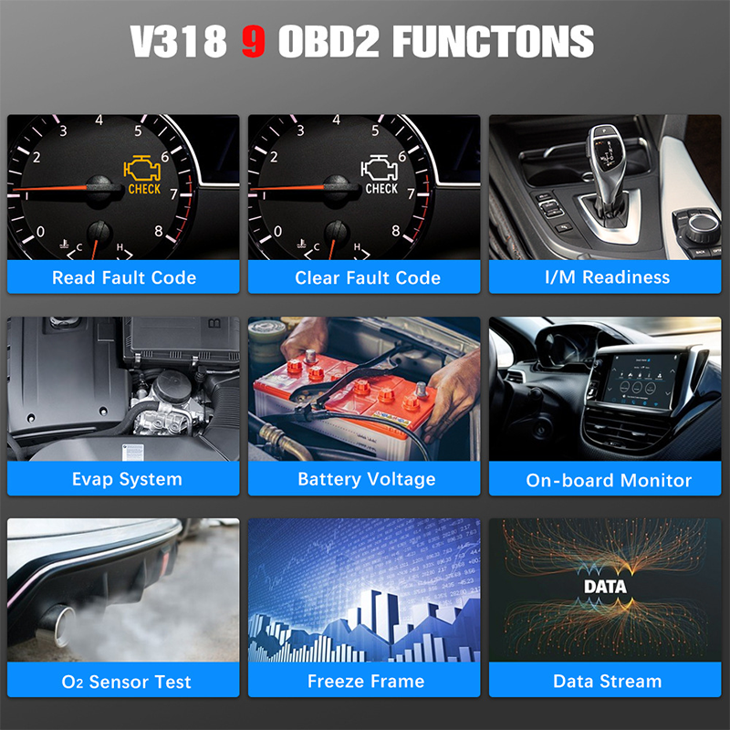 🥳OFERTA ESPECIAL 2026🥳🔧 Escáner OBD2 profesional: lee y borra los códigos de error, los datos en tiempo real y el estado de conformidad I/M. Funciona en coches fabricados a partir de 1996. 🛠️✨