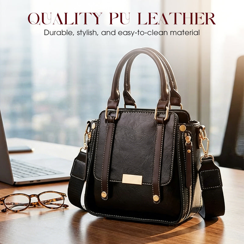 Dames Vintage Crossbody Handtas met Verstelbare Riem