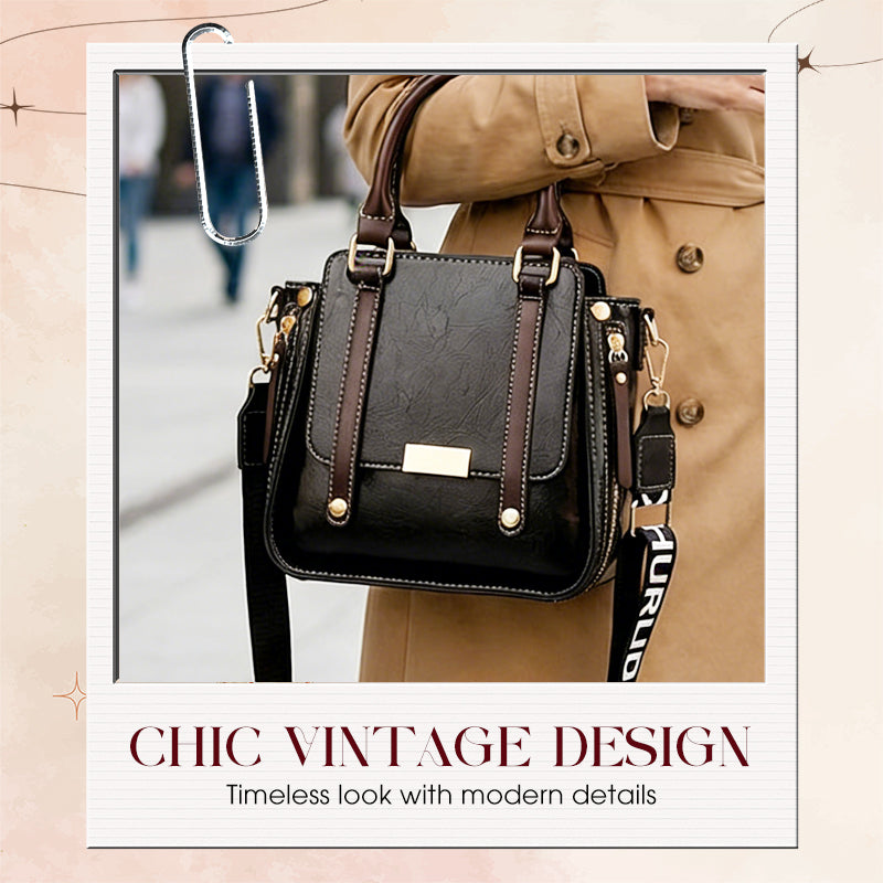 Dames Vintage Crossbody Handtas met Verstelbare Riem