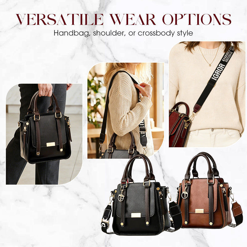 Dames Vintage Crossbody Handtas met Verstelbare Riem