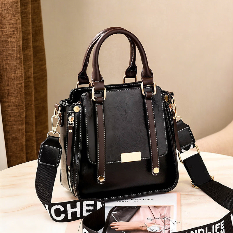Dames Vintage Crossbody Handtas met Verstelbare Riem