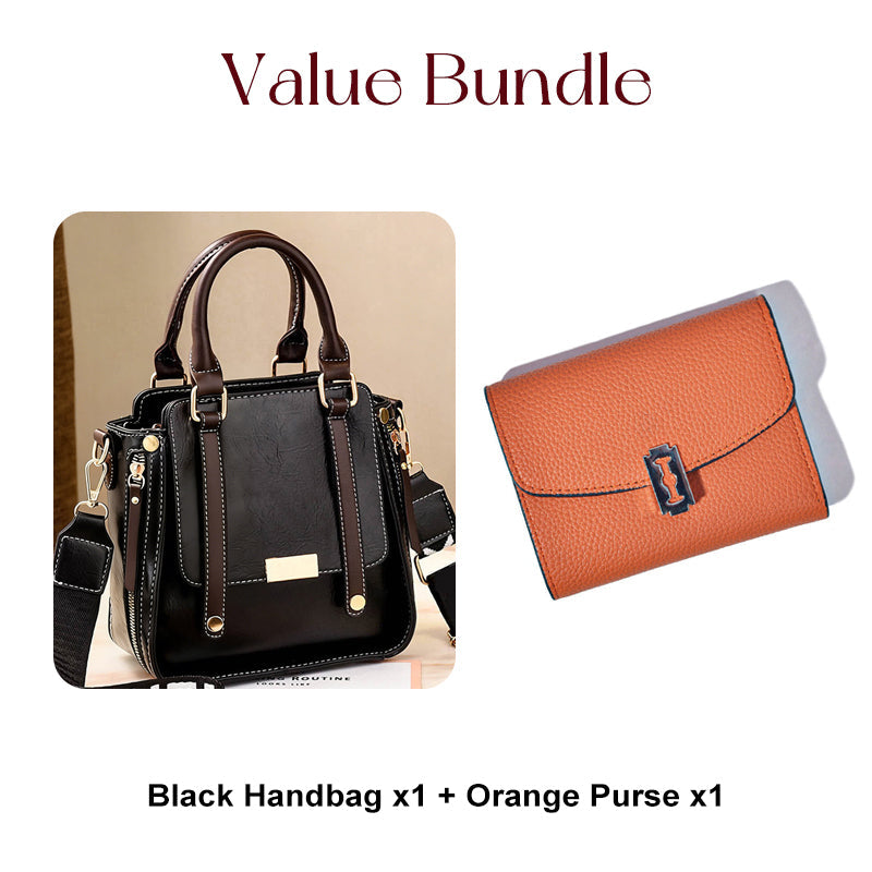 Dames Vintage Crossbody Handtas met Verstelbare Riem
