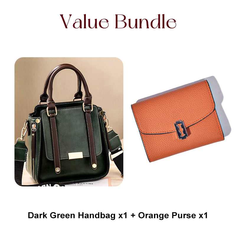 Dames Vintage Crossbody Handtas met Verstelbare Riem