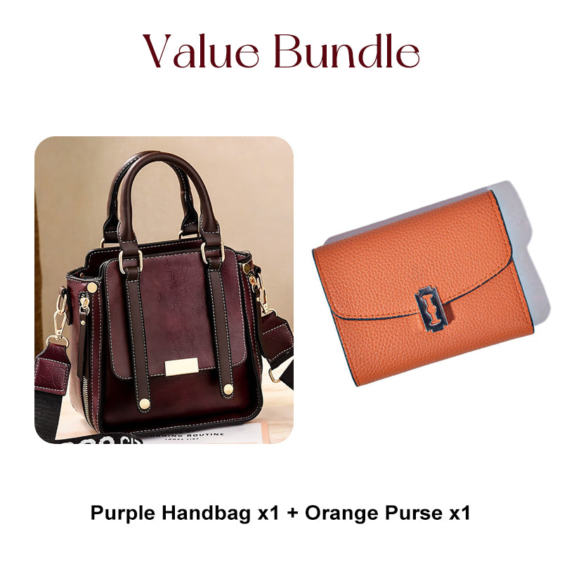 Dames Vintage Crossbody Handtas met Verstelbare Riem