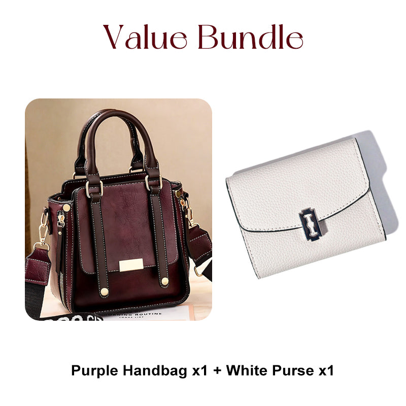 Dames Vintage Crossbody Handtas met Verstelbare Riem