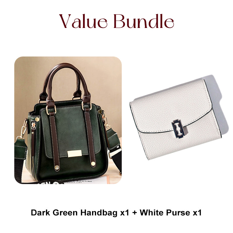 Dames Vintage Crossbody Handtas met Verstelbare Riem