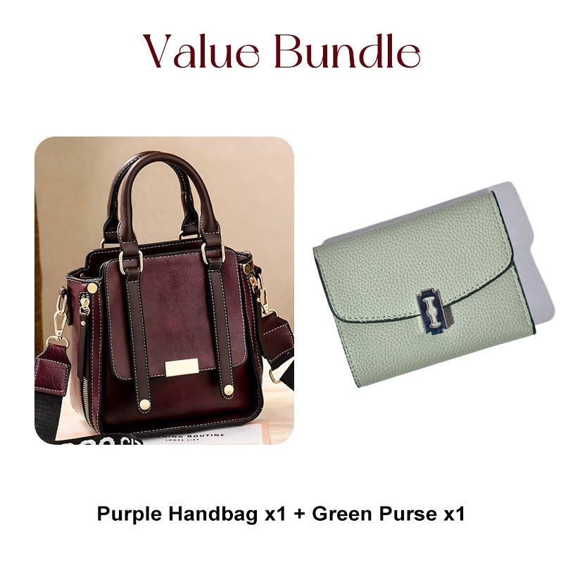 Dames Vintage Crossbody Handtas met Verstelbare Riem