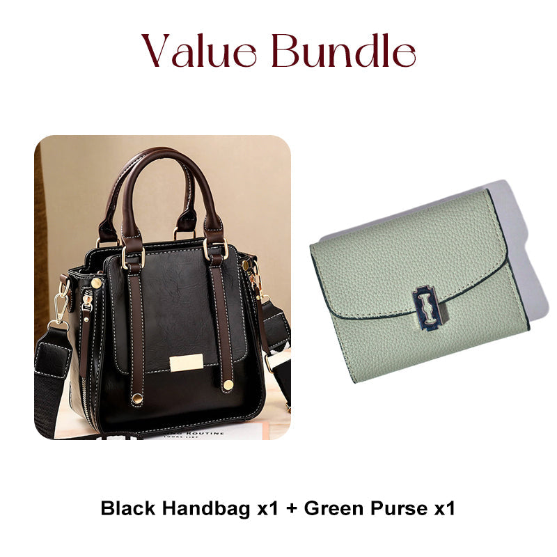 Dames Vintage Crossbody Handtas met Verstelbare Riem