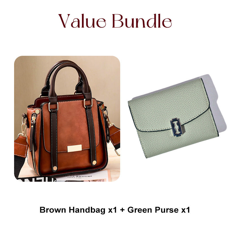 Dames Vintage Crossbody Handtas met Verstelbare Riem