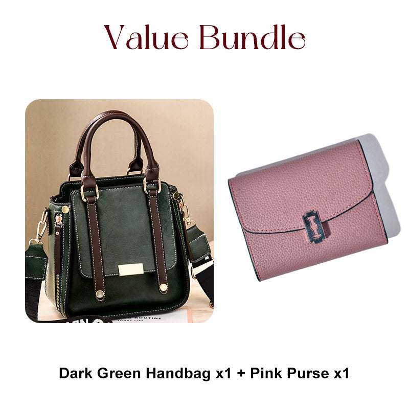 Dames Vintage Crossbody Handtas met Verstelbare Riem