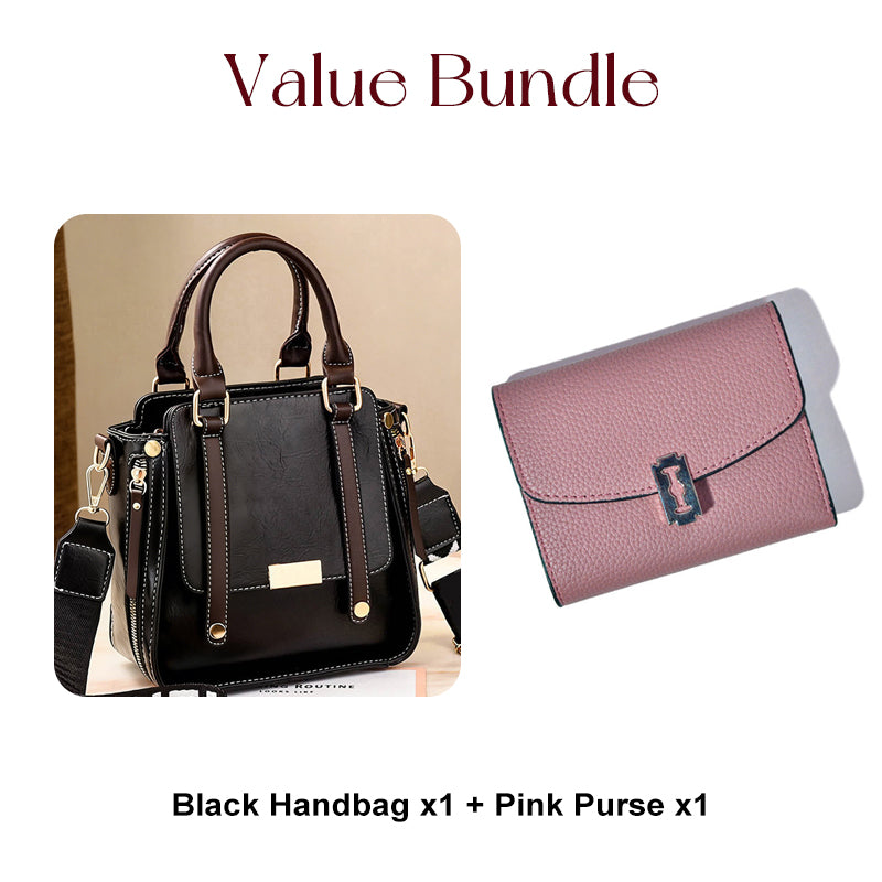 Dames Vintage Crossbody Handtas met Verstelbare Riem