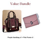 Dames Vintage Crossbody Handtas met Verstelbare Riem
