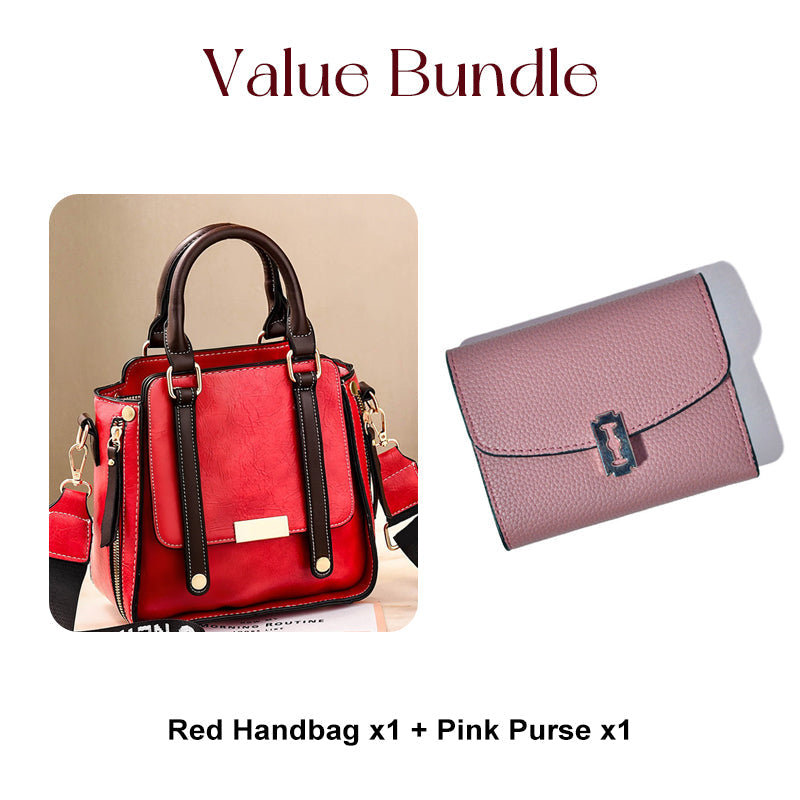 Dames Vintage Crossbody Handtas met Verstelbare Riem