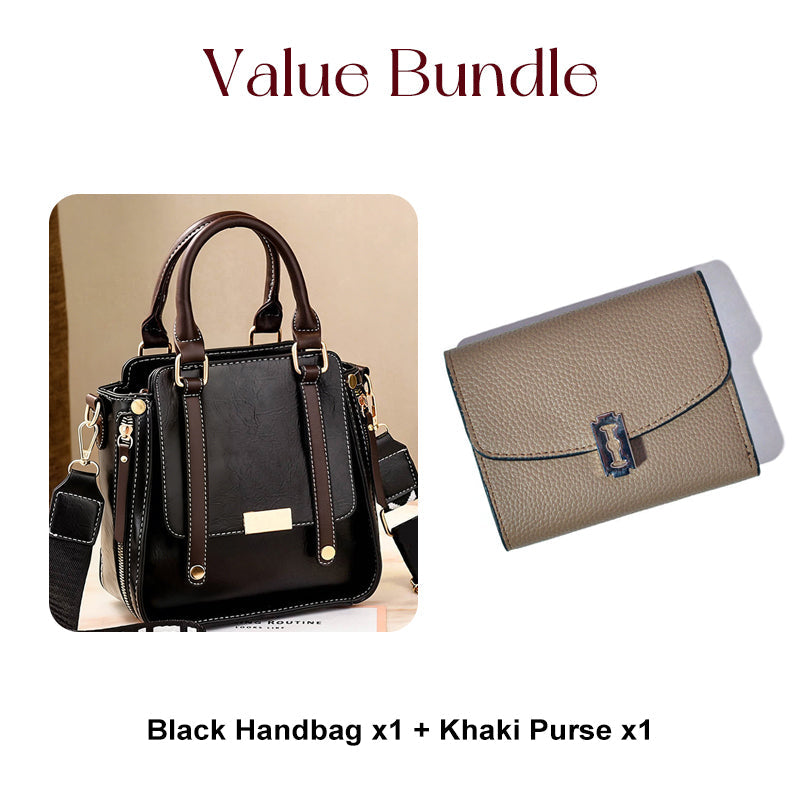 Dames Vintage Crossbody Handtas met Verstelbare Riem