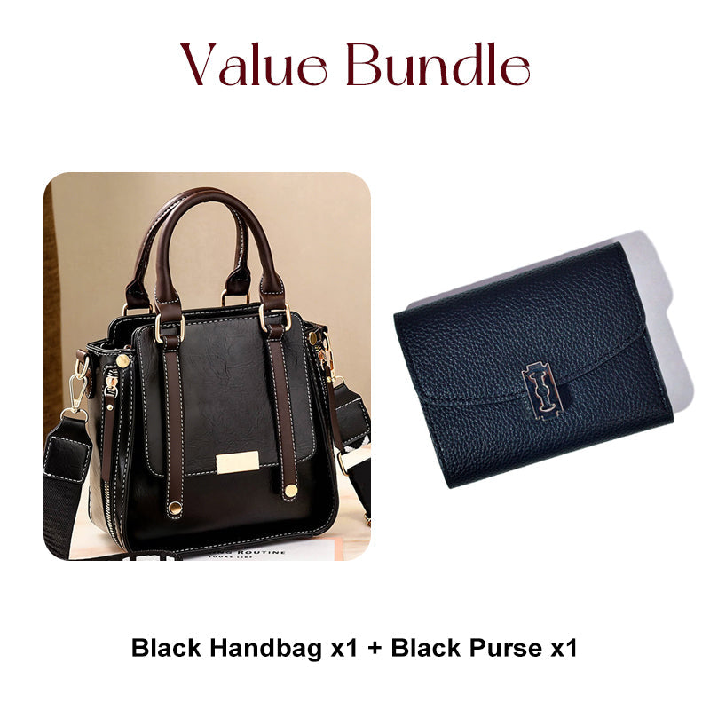 Dames Vintage Crossbody Handtas met Verstelbare Riem