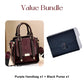 Dames Vintage Crossbody Handtas met Verstelbare Riem