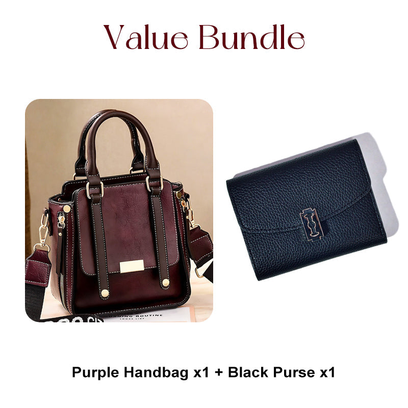 Dames Vintage Crossbody Handtas met Verstelbare Riem