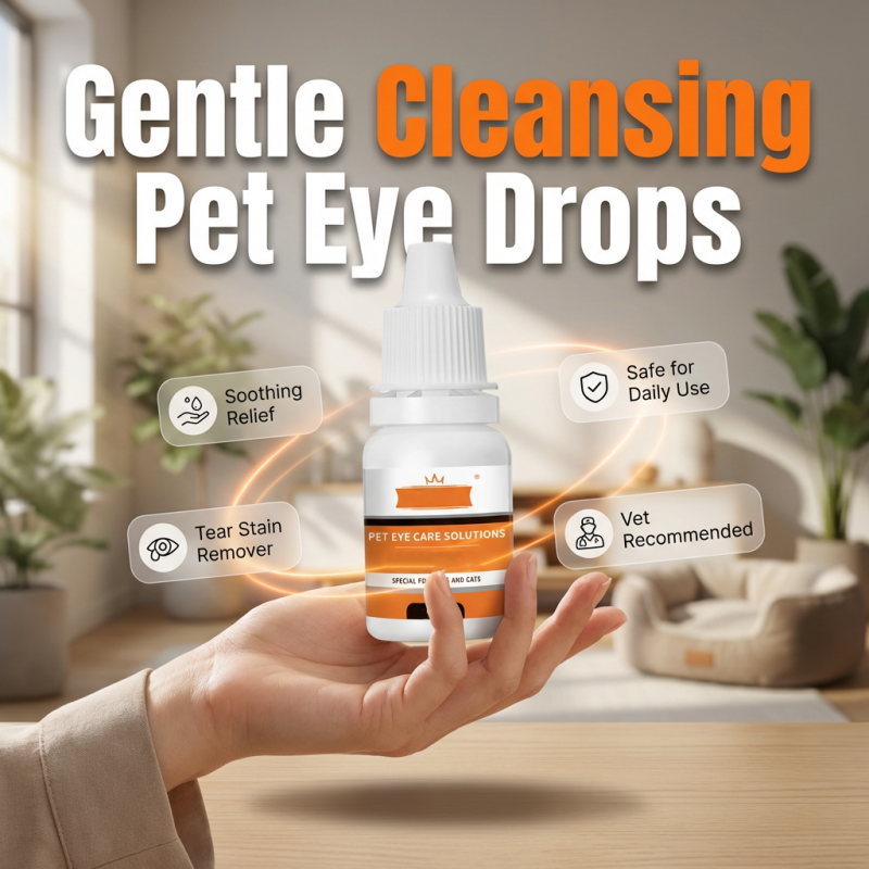 🐶💧 Cuidado ocular suave para mascotas | Gotas limpiadoras no agresivas, eliminan las secreciones oculares y las impurezas ✅