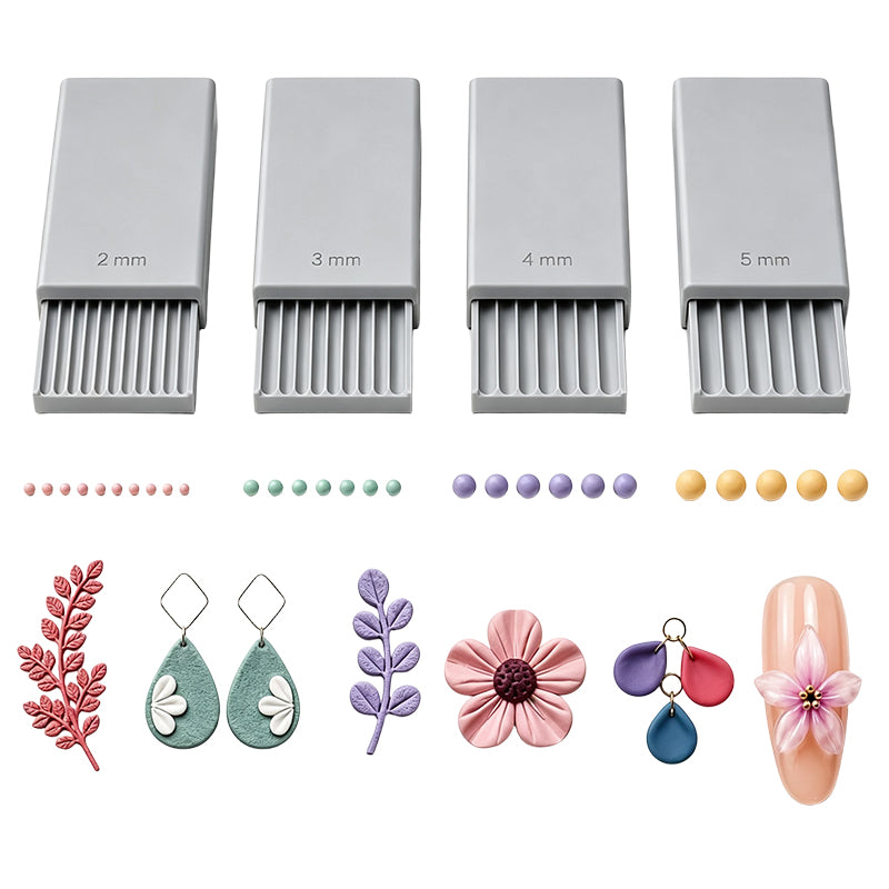 Set de Moldes para Bolitas de Arcilla en Miniatura Impresos en 3D