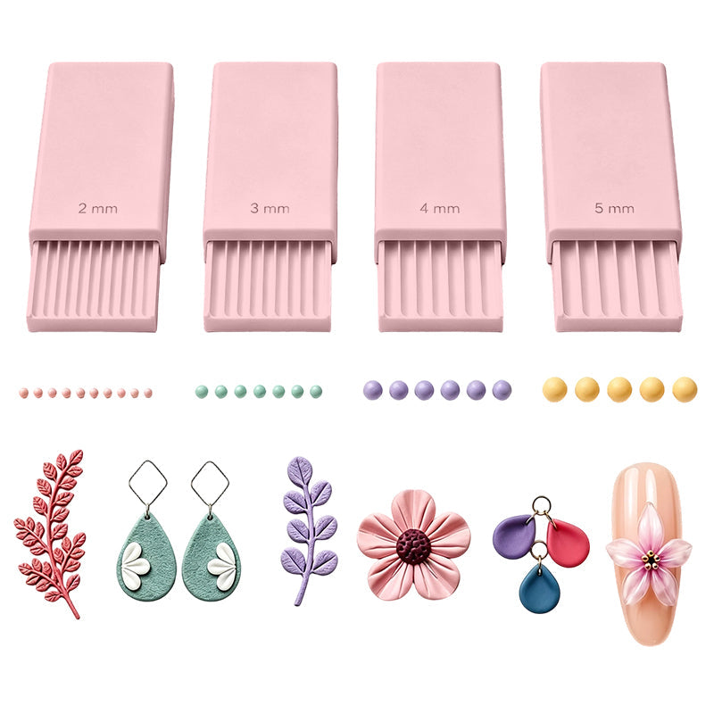 Set de Moldes para Bolitas de Arcilla en Miniatura Impresos en 3D