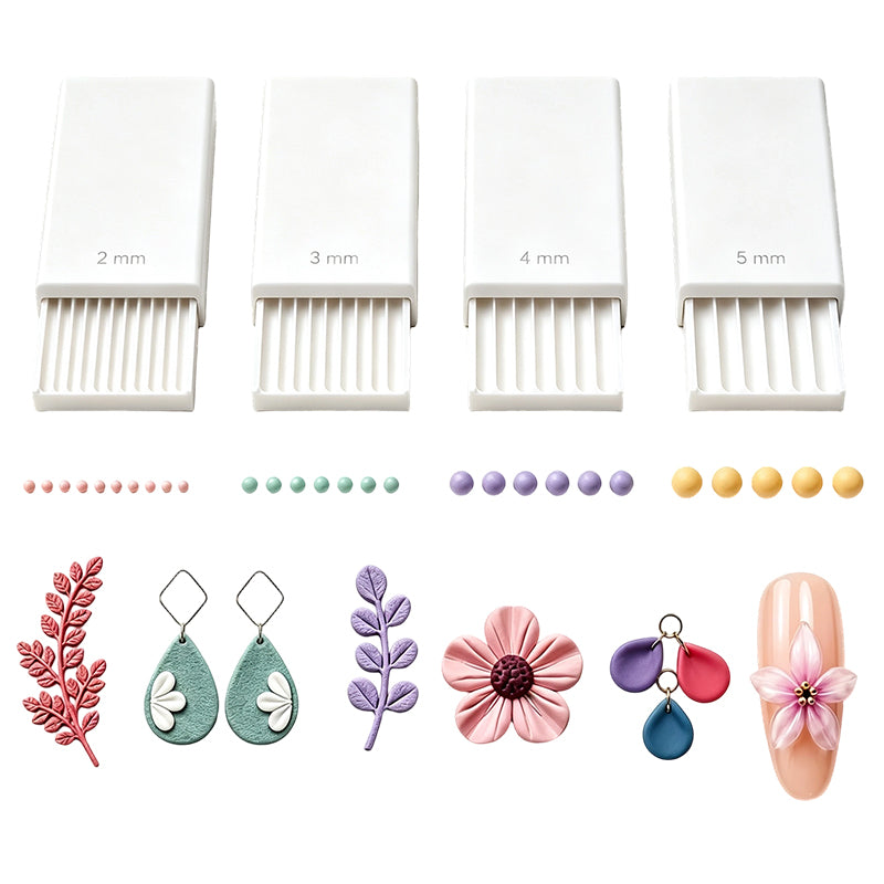 Set de Moldes para Bolitas de Arcilla en Miniatura Impresos en 3D
