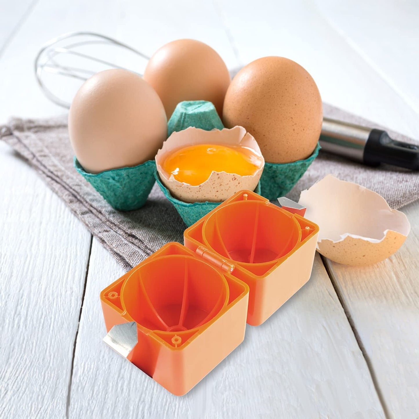 🍳 Rompedor de Huevos Rápido – Abre Cientos de Huevos Más Rápido y Limpio 🔥