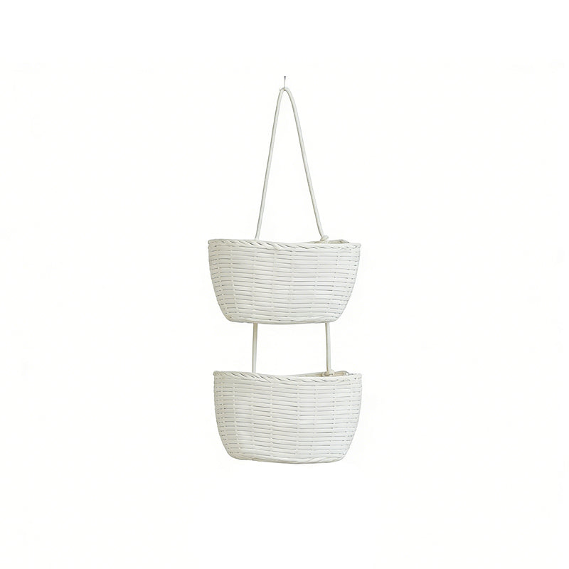 🧺 ¡50% DE DESCUENTO POR TIEMPO LIMITADO! ✨ Organizador Colgante de Pared – 3 Niveles, Estilo Boho, Ahorra Espacio 🏡