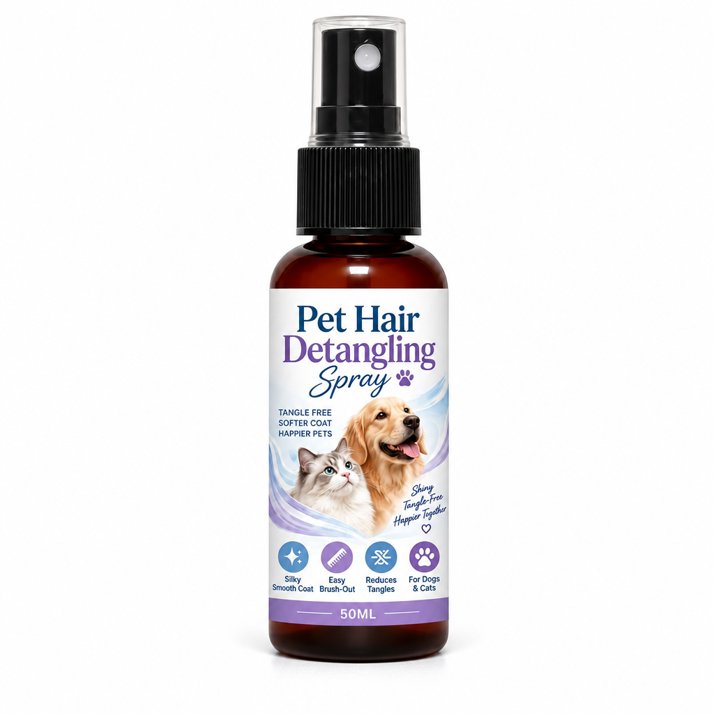 Spray districante e lisciante per animali domestici
