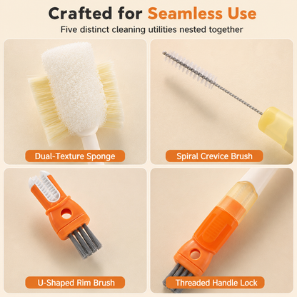 5-in-1 Multifunctional Household Cup Cleaning Brush