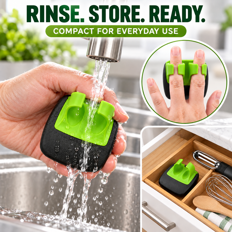 🥕 ACQUISTA 1 E RICEVI 1 IN OMAGGIO! ✌️ Pelaverdure da indossare su due dita – Pratico, compatto e facile da riporre 🥒