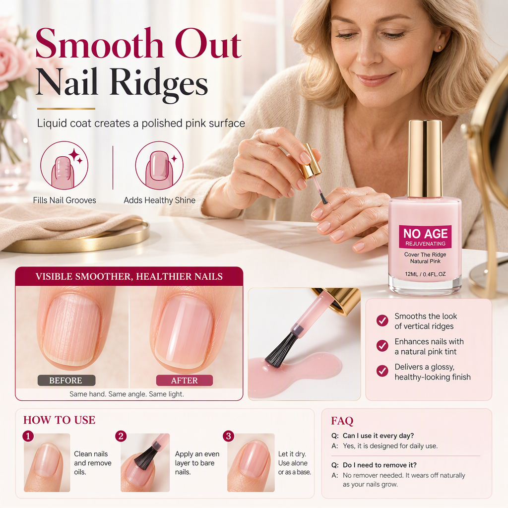 Liquido levigante e riempitivo per unghie con effetto lucido rosa nude, per unghie irregolari, 12 ml