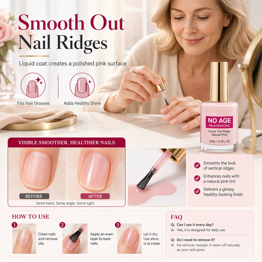 Liquido levigante e riempitivo per unghie con effetto lucido rosa nude, per unghie irregolari, 12 ml