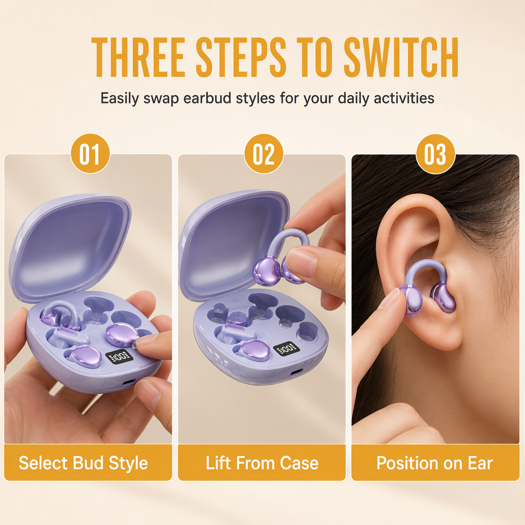 🎧 Auricolari Bluetooth 3 in 1 B115 | 4 colori
